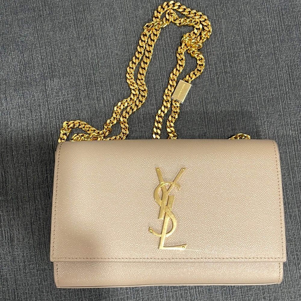 Ysl Kate Bag Small (Dark Beige) with dust bag. No box, used once.